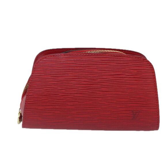 Louis Vuitton Dauphine Red Leather Clutch Bag (Pre-Owned) - Picture 14 of 16